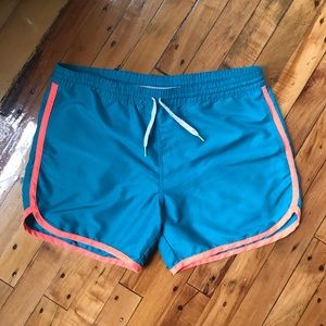 Size XL Aqua Chubbies Swim Trunks Hidden Print!